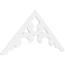 Ekena Millwork Pitch Vienna Architectural Grade PVC Gable Pediment, 72"W x 33"H x 1"P (11/12) GPP072X033X100VIE - alternate 1